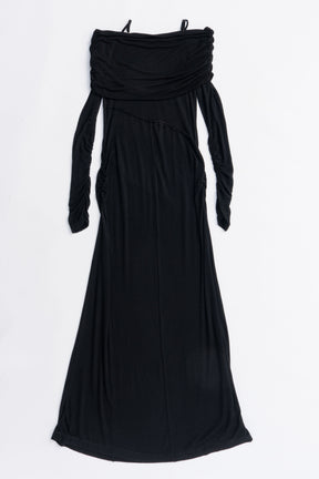 Off-the-shoulder Long Dress - 2025 AUTUMN