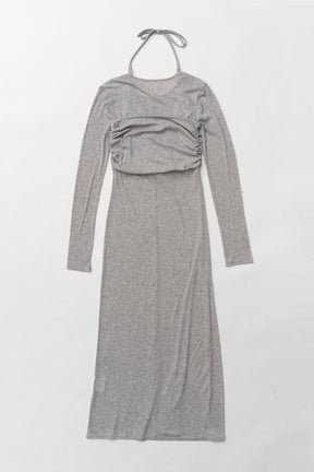 【25 SPRING PRE ORDER】Halter Layered Maxi Dress