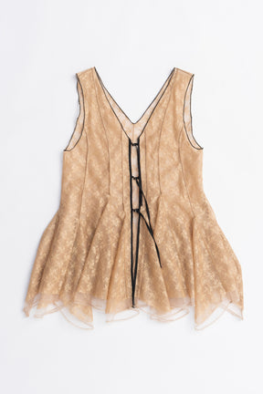 Random Hem Lace Top