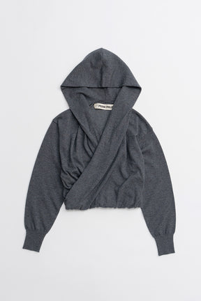 Cache-Coeur Knit Hoodie - 2026WINTER
