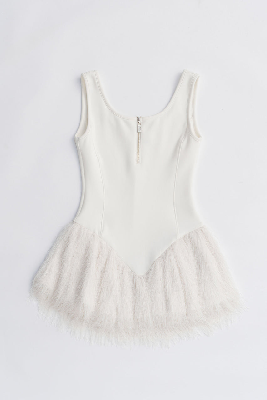 Shaggy Hem Peplum Tank