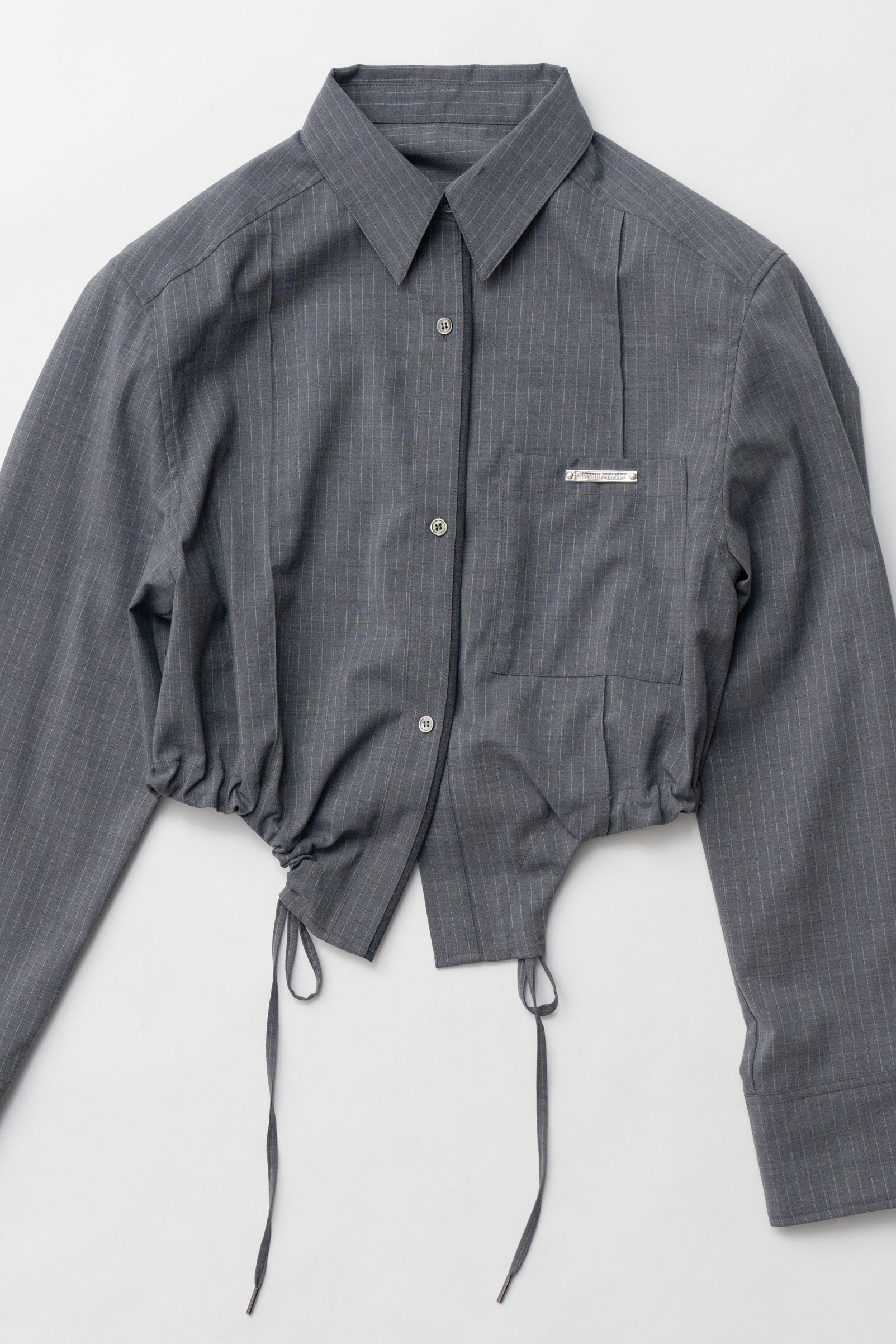 【25 SPRING PRE ORDER】Pintuck Short Shirt