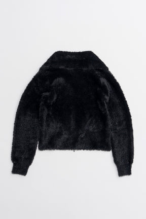 Fake Fur Zip-Up Top - 2026WINTER