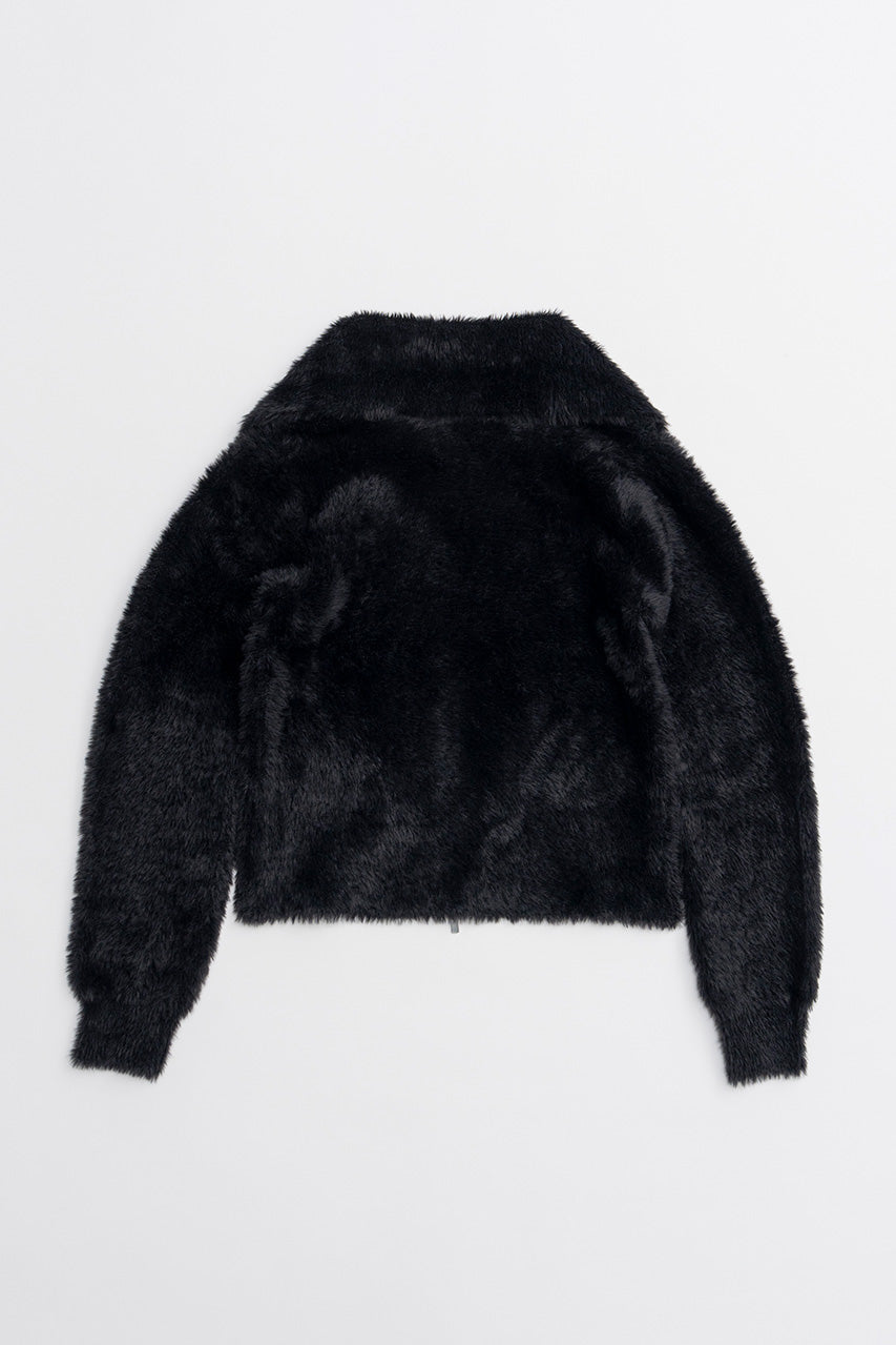 Fake Fur Zip-Up Top - 2026WINTER