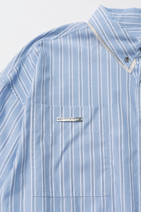 【25 SPRING PRE ORDER】Double Collar Cropped Shirt