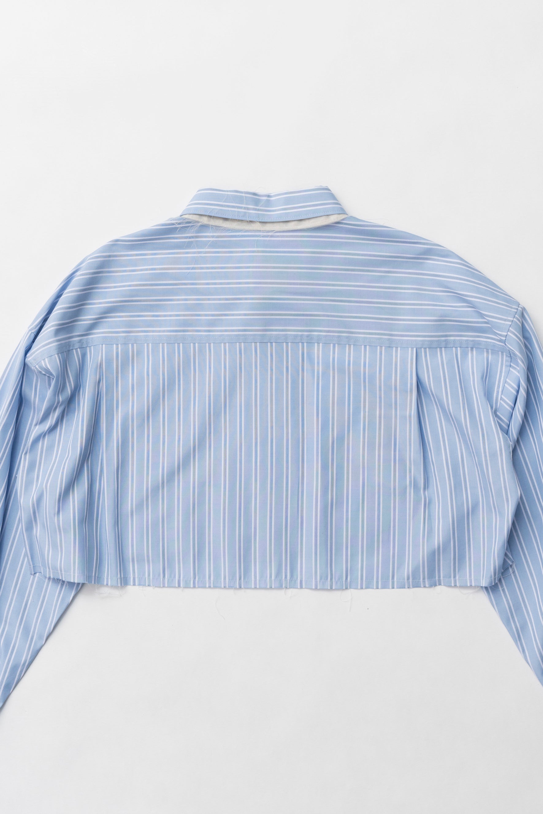 【25 SPRING PRE ORDER】Double Collar Cropped Shirt