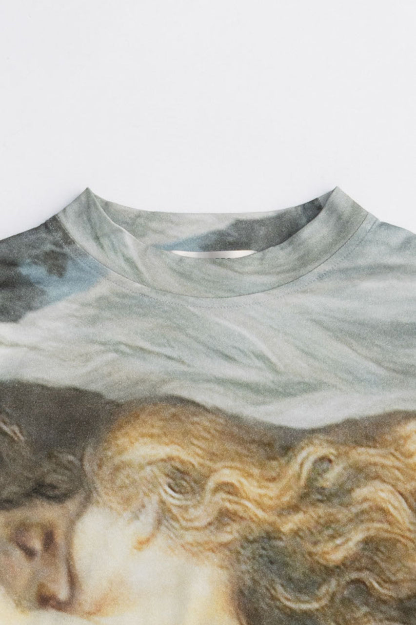 Mythology print long sleeve tee - 2025 AUTUMN