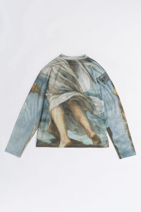 Mythology print long sleeve tee - 2025 AUTUMN