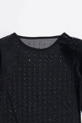 Stone Mesh Skin Top