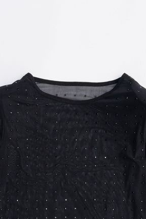 Stone Mesh Skin Top