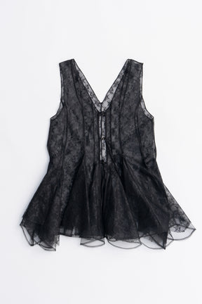 Random Hem Lace Top