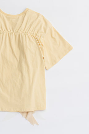 Rose Ruffled T-Shirt