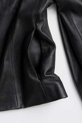 Leather Fitted Jacket - 2026AUTUMN