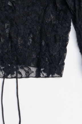 Lace Frill Wave Cardigan