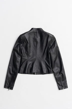 Leather Fitted Jacket - 2026AUTUMN