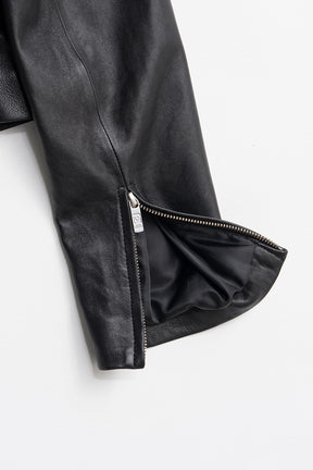 Leather Fitted Jacket - 2026AUTUMN