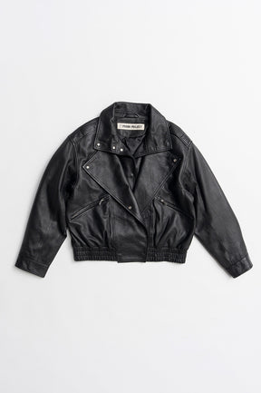 Sheep Leather Bomber Jacket - 2026AUTUMN