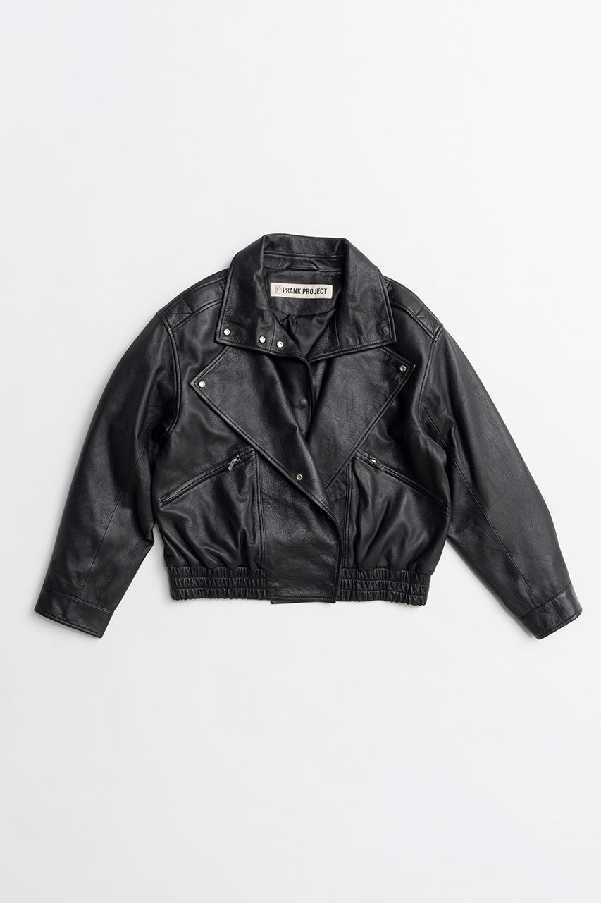 Sheep Leather Bomber Jacket - 2026AUTUMN
