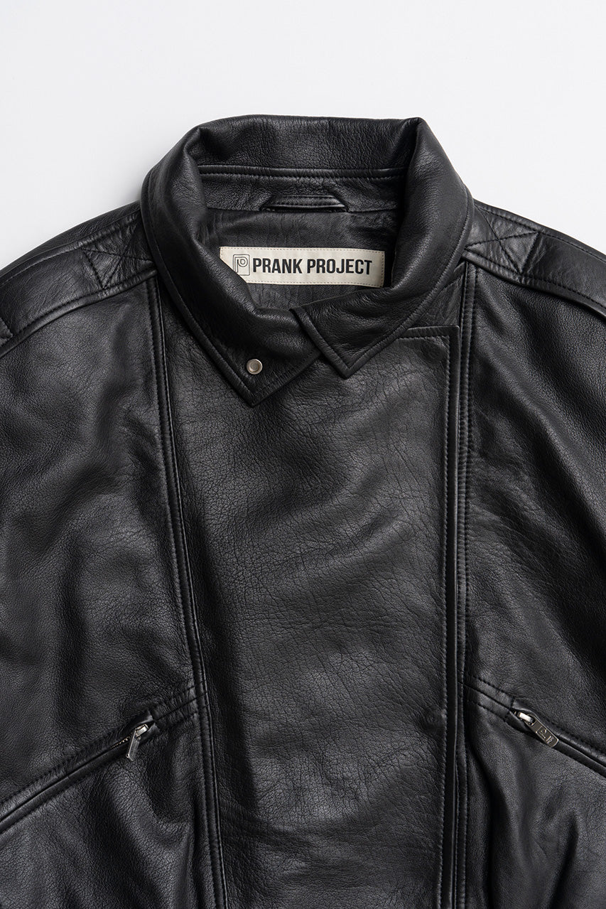 Sheep Leather Bomber Jacket - 2026AUTUMN