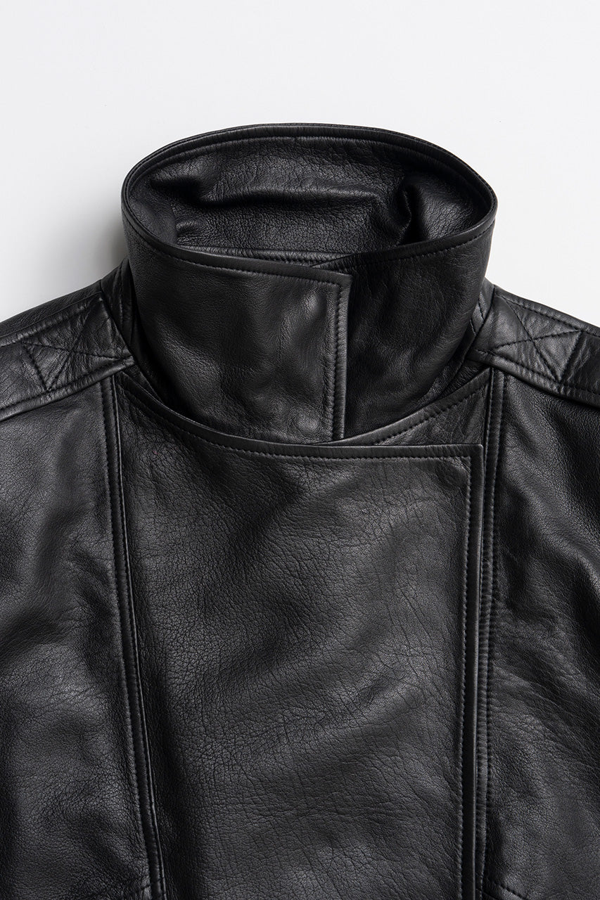 Sheep Leather Bomber Jacket - 2026AUTUMN
