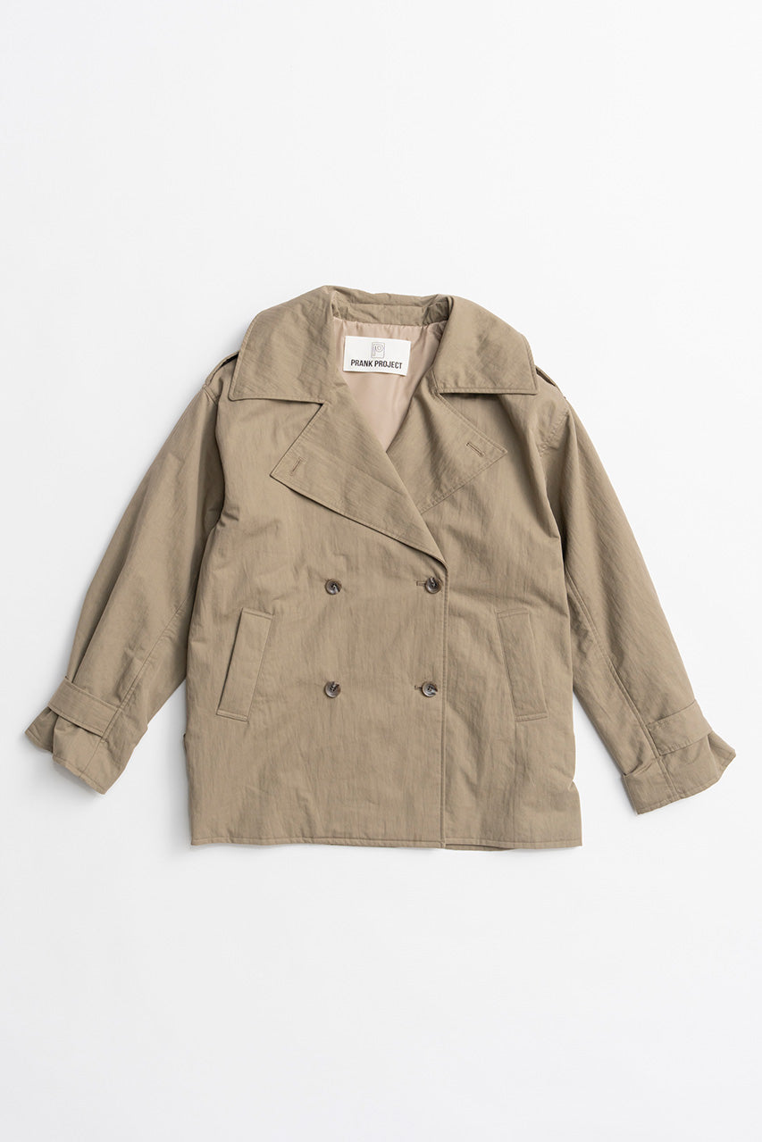 Boxy Middle Trench Coat - 2026AUTUMN