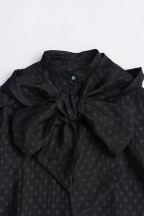 Bow tie shirt - 2025 AUTUMN