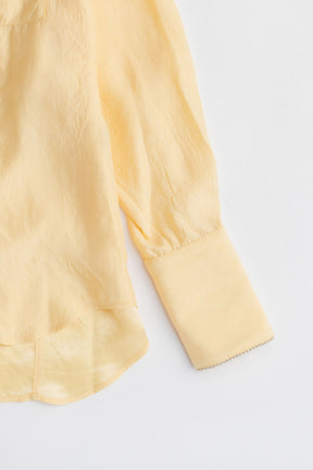 Ball Chain Trim Shirt - 2025 AUTUMN