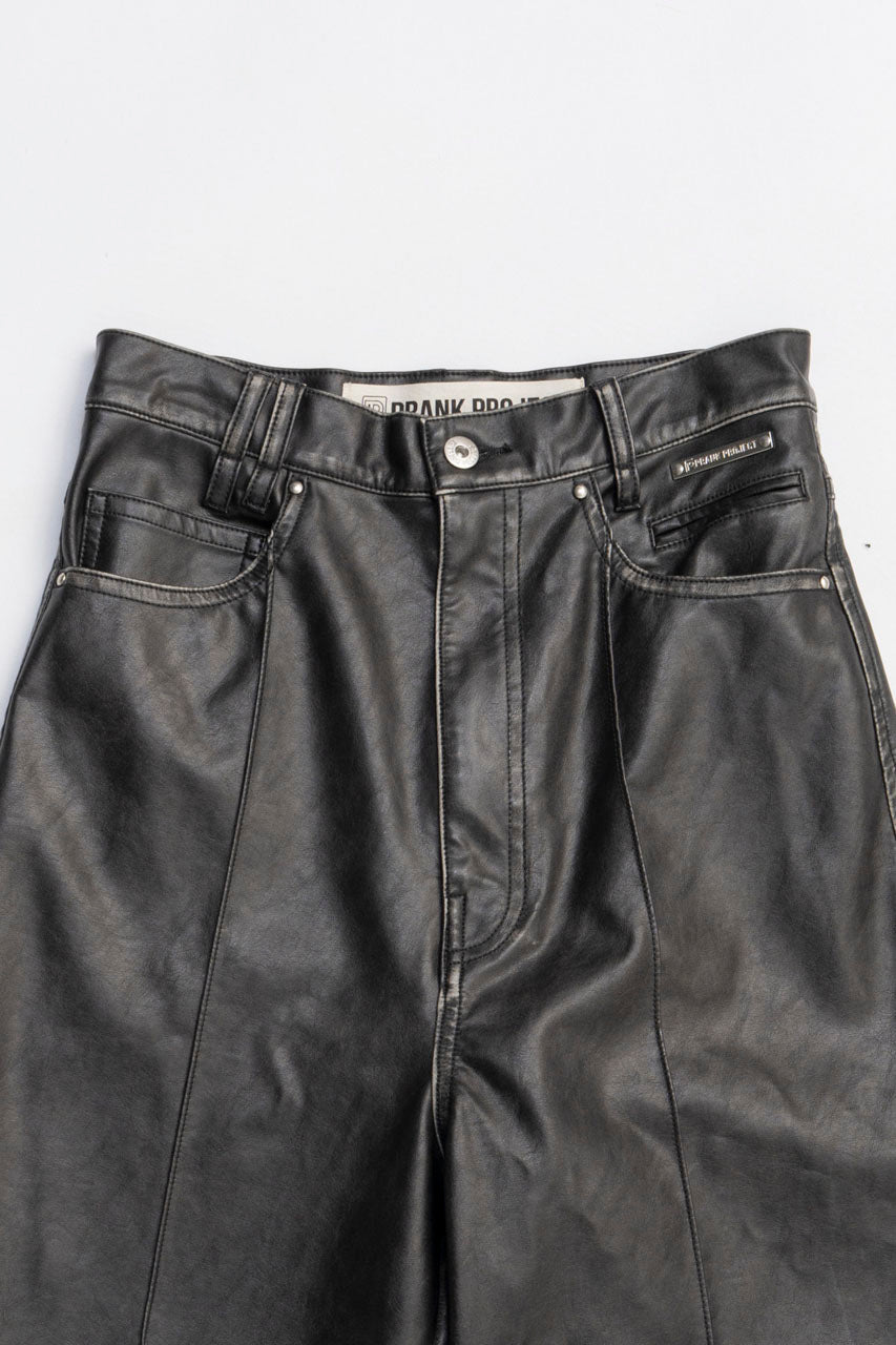 Synthetic Leather Press Pants - 2025 WINTER