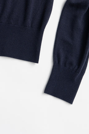 Double Collar Wool Polo Shirt - 2026AUTUMN