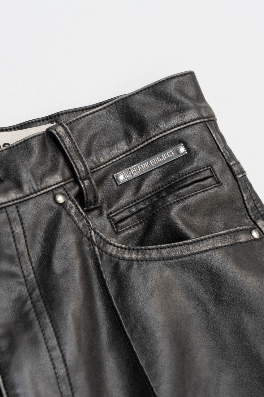 Synthetic Leather Press Pants - 2025 WINTER