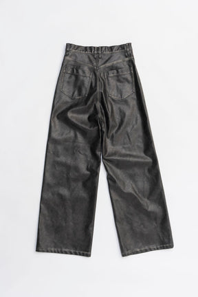 Synthetic Leather Press Pants - 2025 WINTER