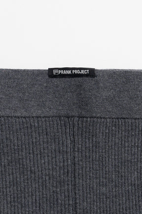 Slit Heel Knit Leggings - 2026AUTUMN