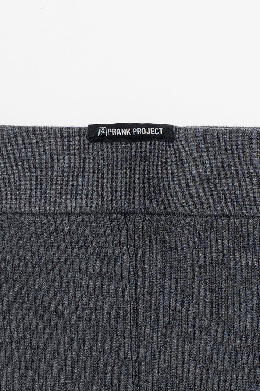 Slit Heel Knit Leggings - 2026AUTUMN