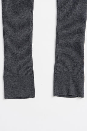 Slit Heel Knit Leggings - 2026AUTUMN