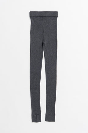 Slit Heel Knit Leggings - 2026AUTUMN