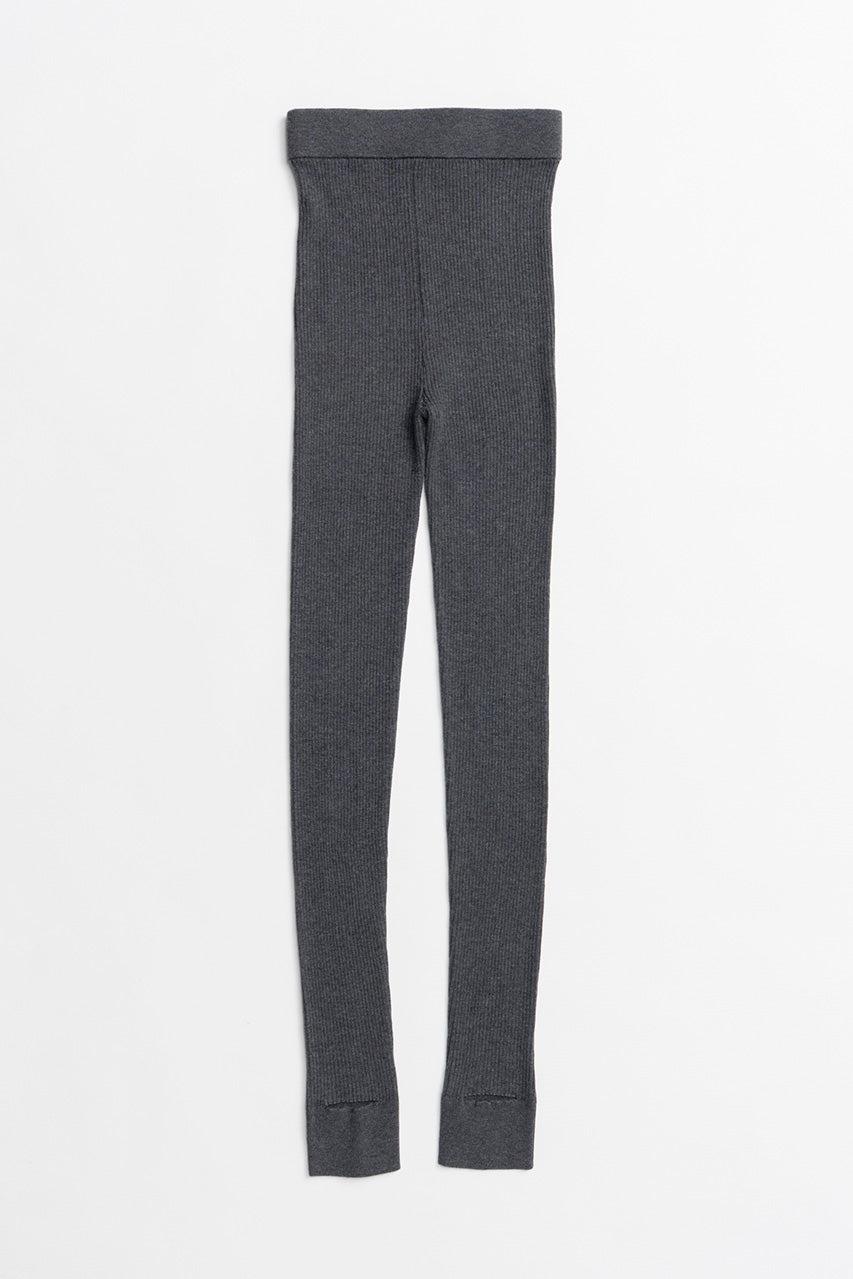 Slit Heel Knit Leggings - 2026AUTUMN