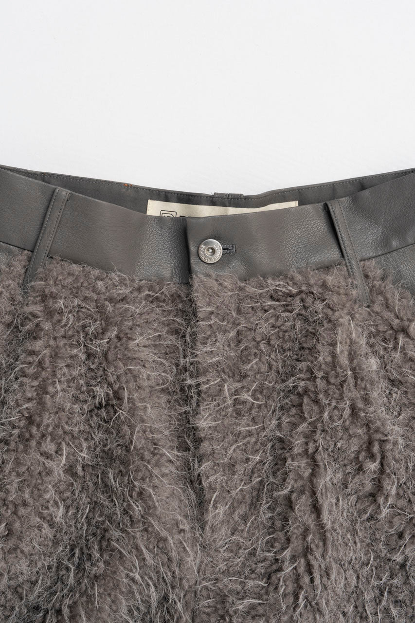 Fur Combination Half Pants - 2025 WINTER