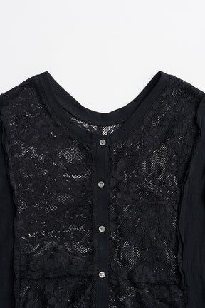 2-Way Panel Lace Top - 2026AUTUMN