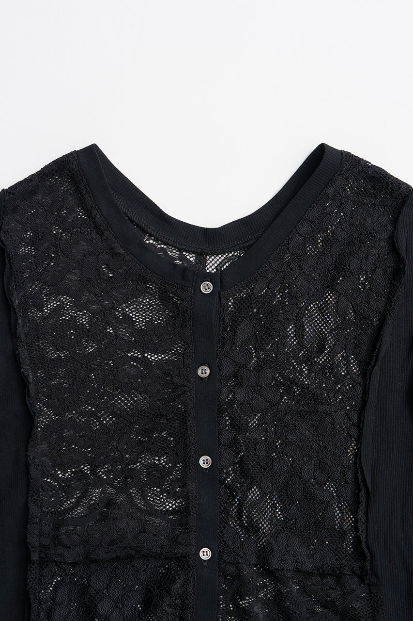 2-Way Panel Lace Top - 2026AUTUMN