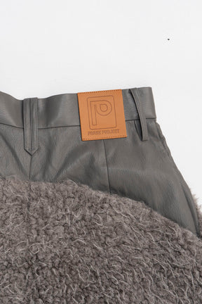 Fur Combination Half Pants - 2025 WINTER