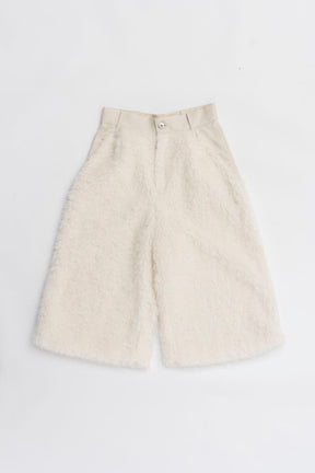 Fur Combination Half Pants - 2025 WINTER