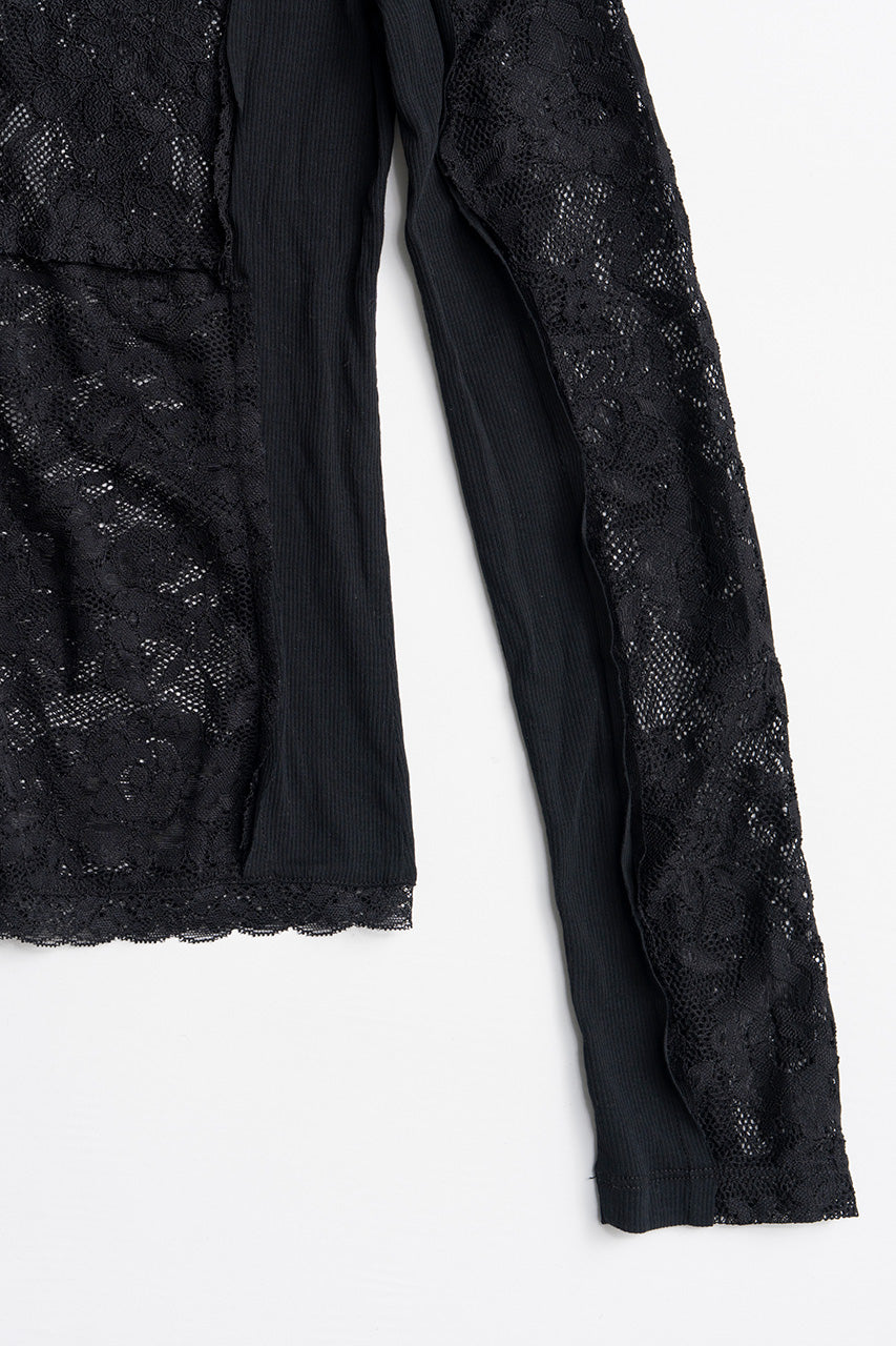 2-Way Panel Lace Top - 2026AUTUMN