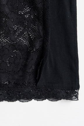 2-Way Panel Lace Top - 2026AUTUMN