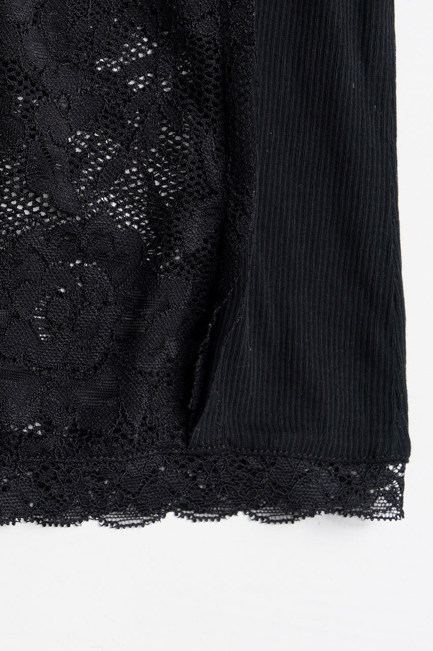 2-Way Panel Lace Top - 2026AUTUMN