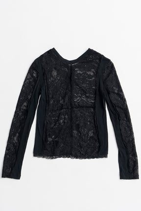 2-Way Panel Lace Top - 2026AUTUMN
