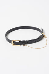 2way Chain Leather Belt