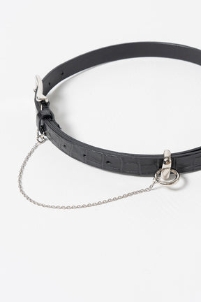 2way Chain Leather Belt - 2026AUTUMN