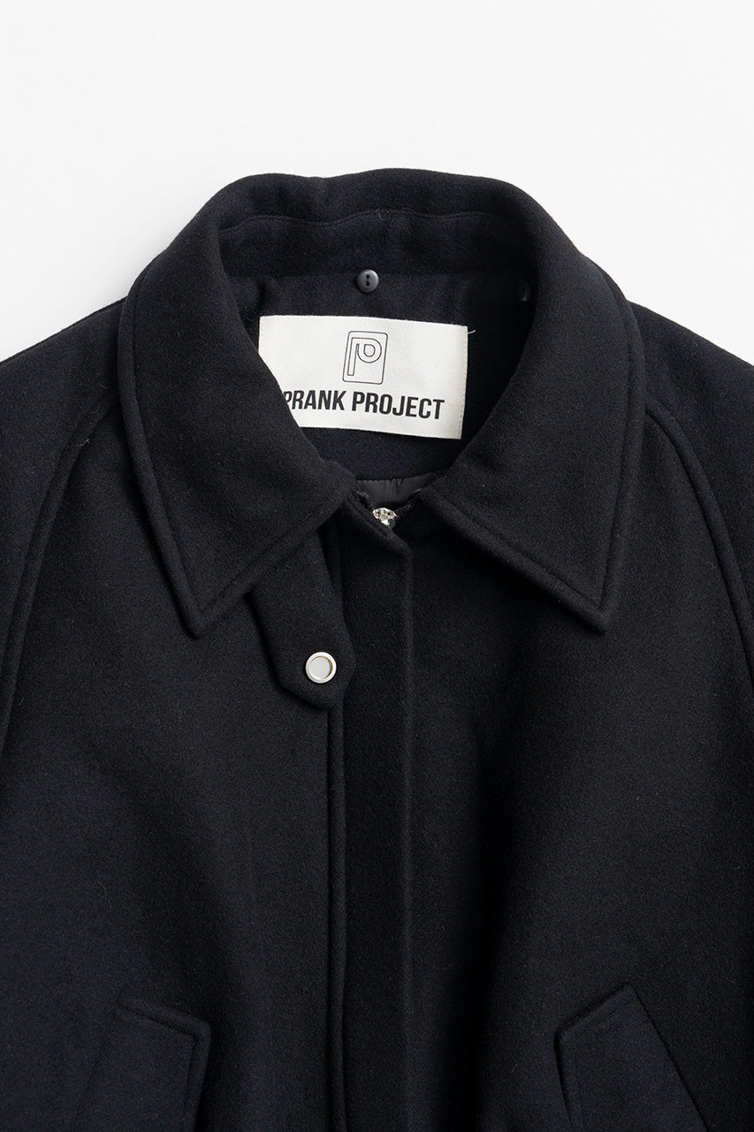 Leather Collar Short Coat - 2026WINTER