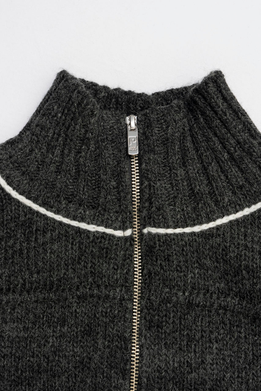 Front Zip Knit One-Piece - 2025 WINTER