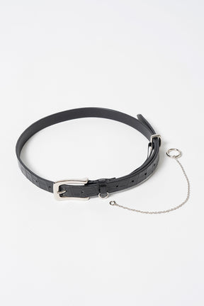 2way Chain Leather Belt - 2026AUTUMN